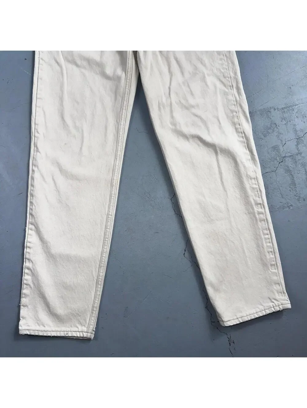 Levis 550 Vintage 90s USA Red Tab Jeans 32x34 White Wash 501 Act 30x32
